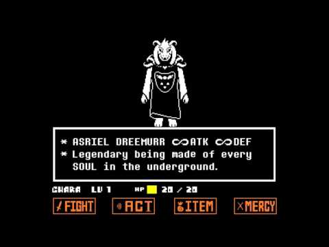 Undertale - Asriel Dreemurr Fight (Pacifist Run)