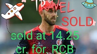 ipl auction 2021 // Glenn Maxwell get huge price from RCB 14.25 CR || Maxwell in ipl auction 2021