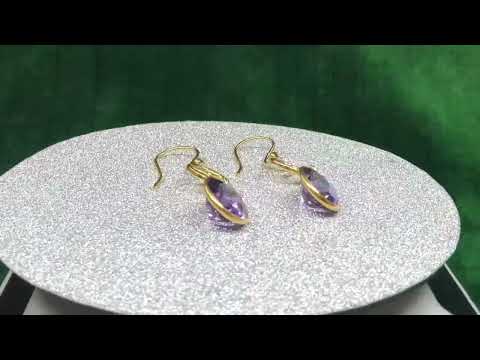 Amethyst Hanging Earrings