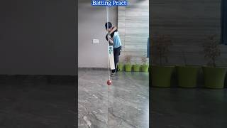 Batting practice with hanging ball #shorts #cricket #batting