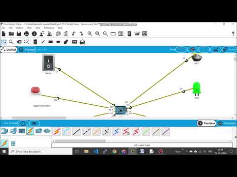 IoT Device Programming using Packet Tracer with Sensors and Actuators
