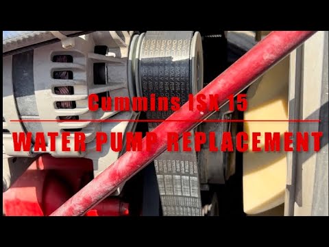 Cummins ISX water pump replacement