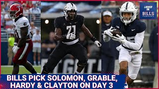 Buffalo Bills pick Javon Solomon, Tylan Grable, Daequan Hardy & Travis Clayton on Day 3 of NFL Draft