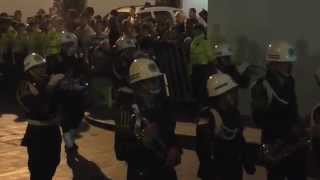 preview picture of video 'Semana Santa en Popayán 2014 Banda de la Policía Nacional'