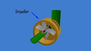 Water Pump - Centrifugal - Animation