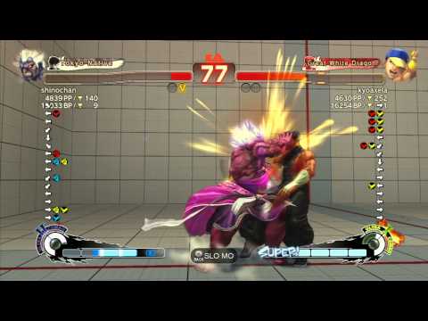 shinochan (Oni) vs kyoaxela (Yun) - SSF4 Arcade Edition Xbox Live Ranked Match