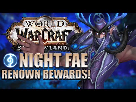 Night Fae Renown REWARDS! Mounts/Transmog/Pets/Titles & More | Shadowlands