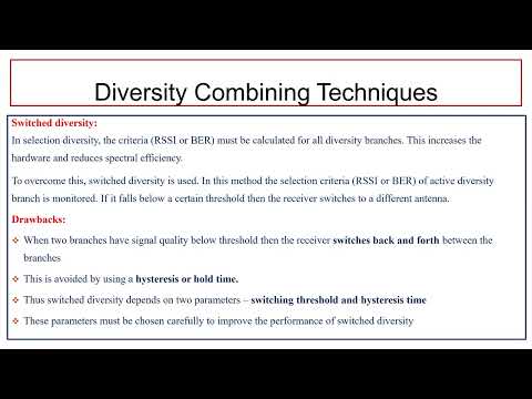 Diversity Combining Techniques