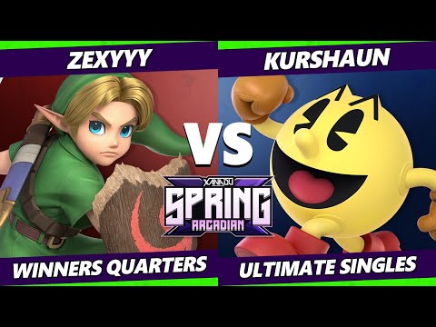 Spring Arcadian 2022 Winners Quarters - Zexyyy (Young Link) Vs. Kurshaun (Pac-Man) Smash Ultimate