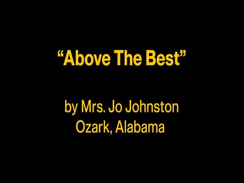 "Above the Best" Lyric Video