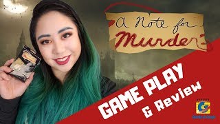 A Note for Murder: A Lightweight Card Game of Holmesian Deduction