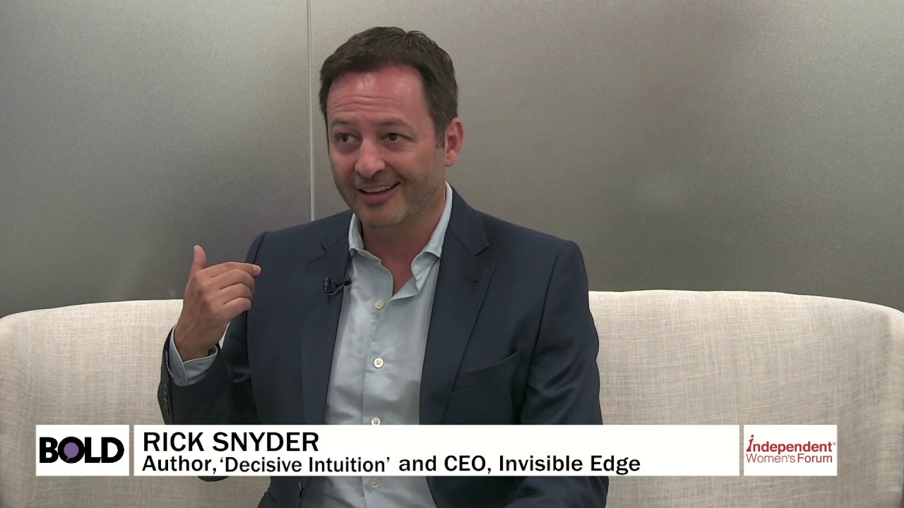 Bold TV interview with Rick Snyder on developing intuition