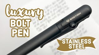 Bastion Slim Bolt Pen Review: Minimal Sleek Design #unboxing #stationery