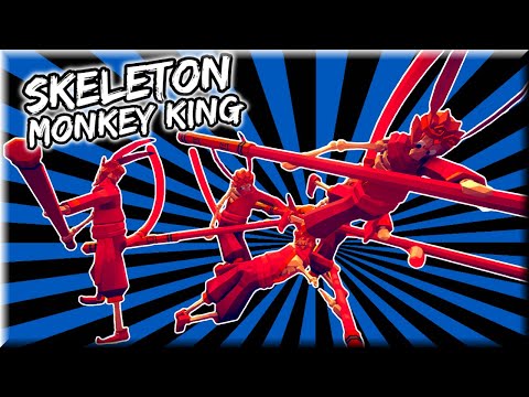 Smash! Skeleton Monkey King vs Every Unit (1/2) - TABS ORIGINAL MODS