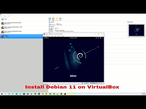 How to install debian 11 on virtualbox