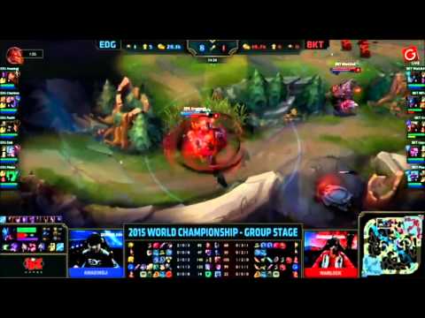 2015 World Championship Group Stage-day 1 EDG vs BKT montage