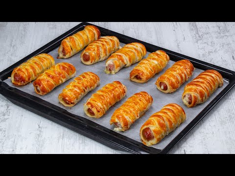 Malo drugačiji recept od Covridogsa - od lisnatog tijesta!
