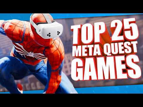 Top 25 Best Essential VR Games On Meta Quest 3 and 3S