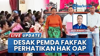 Aksi Persatuan Mama-mama Asli Papua di Gedung DPRK Fakfak, Desak Pembangunan Pasar Khusus