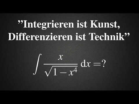 Integral x/sqrt(1-x^4) | Substitution