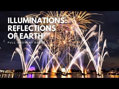 Illuminations Reflections of Earth With Holiday Tag FULL SHOW EPCOT