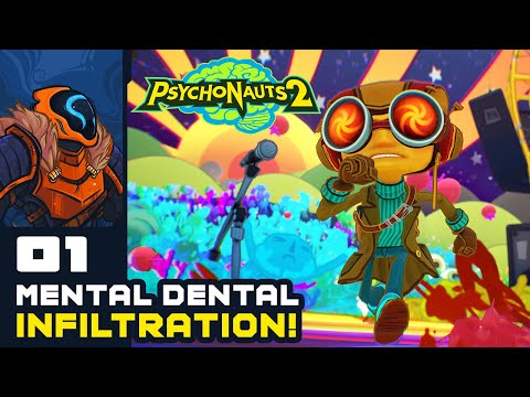 Mental Dental Infiltration! - Let's Play Psychonauts 2 - PC Gameplay Part 1
