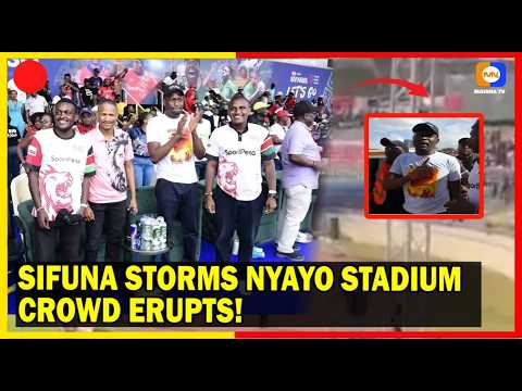 FROM TEARGAS TO THUNDER: Sifuna Storms Nyayo & The Stadium ERUPTS! | Kenya Politics Explodes 2026