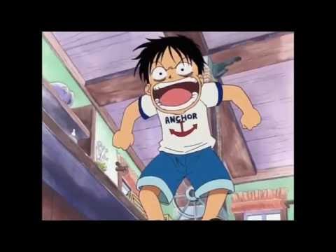 One Piece - Luffy Eats The Gum-Gum fruit English Dub