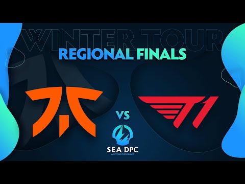 Fnatic vs T1 Game 1 - DPC SEA Div 1 Regional Finals: Winter Tour 2021/2022 w/ GoDz & Sheepsticked