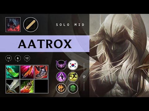 Aatrox Mid vs Qiyana - KR Master Patch 25.24