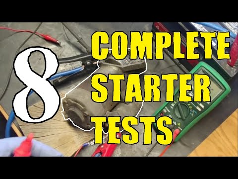 NO CRANK? BEST COMPLETE STARTER TEST TUTORIAL. Starter motor/solenoid bench troubleshooting.