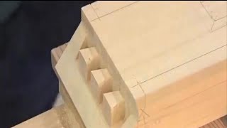 Woodworking, Amazing Skills of Carpenters, The Secret Double-Lapped Dovetail Joint