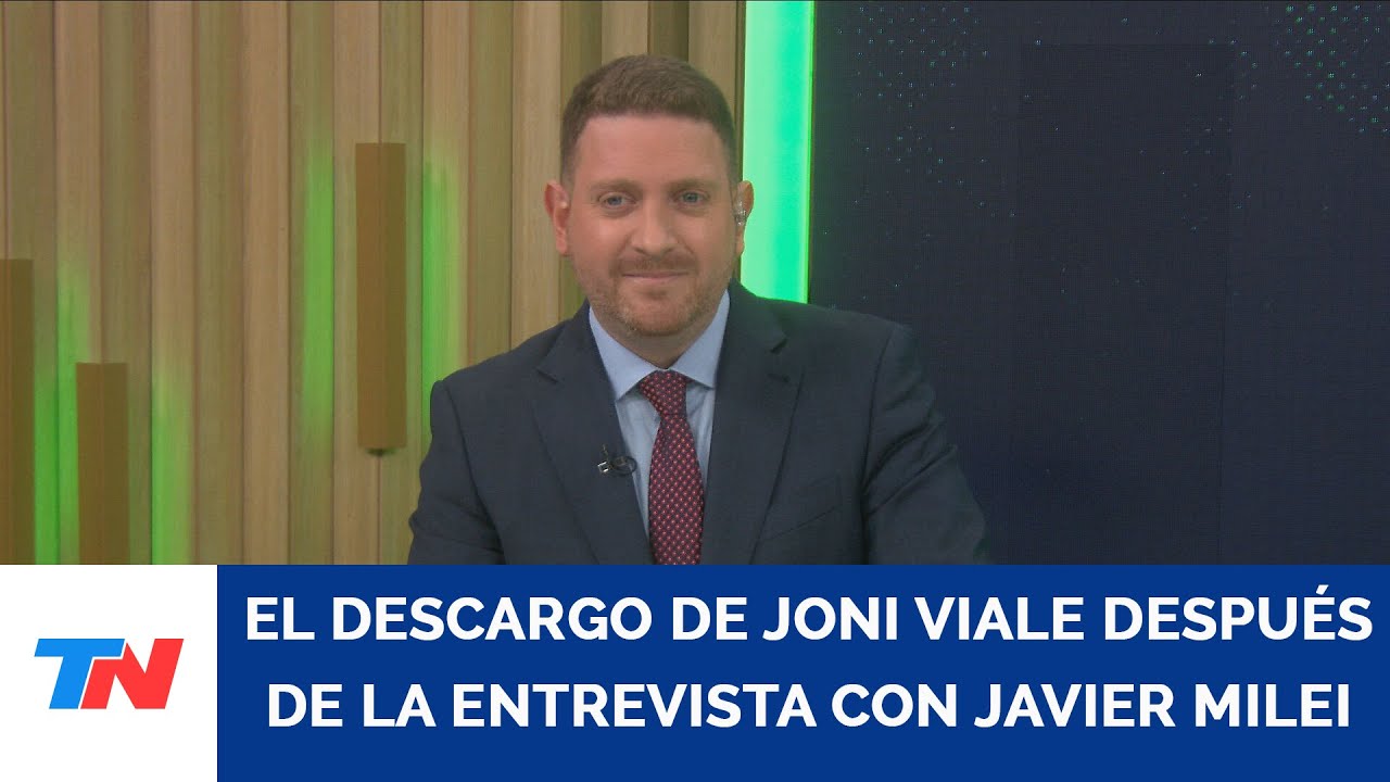 El descargo de Joni Viale después de la entrevista con Javier Milei