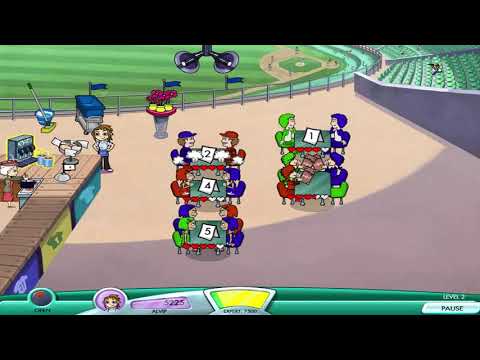 Diner Dash 4: Hometown Hero - Level #12 - Diner at Homerun Park II