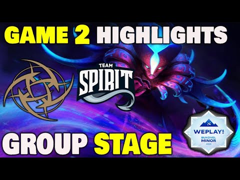 NINJAS IN PYJAMAS VS TEAM SPIRIT GAME 2 WePlay! Bukovel Minor 2020