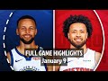 Golden State Warriors Vs Detroit Pistons Full Game Highlights 09 January 2025
