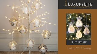LuxuryLite LED Ornaments - Lighted Tree, LED Candles, Flameless Candles