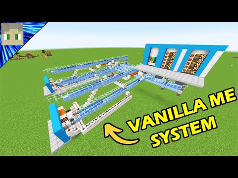 VANILLA Minecraft REDSTONE ME SYSTEM Showcase!