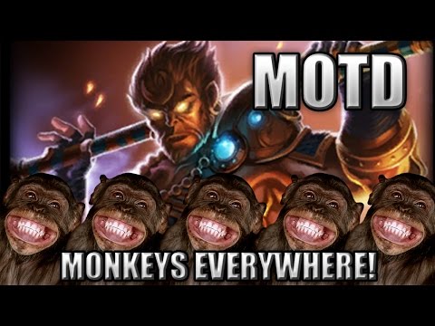Sun Wukong Support Build "Monkeys EVERYWHERE!!!" - MOTD, SMITE Season 3