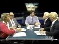 Roddy Piper On Prime Time Wrestling Panel 11 11 1991
