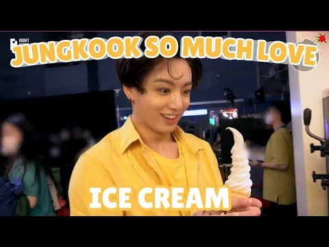 BTS JUNGKOOK EATING ICE CREAM