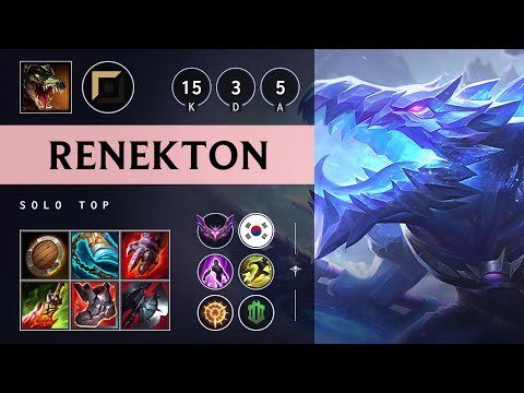Renekton Top vs Gnar - KR Master Patch 25.20