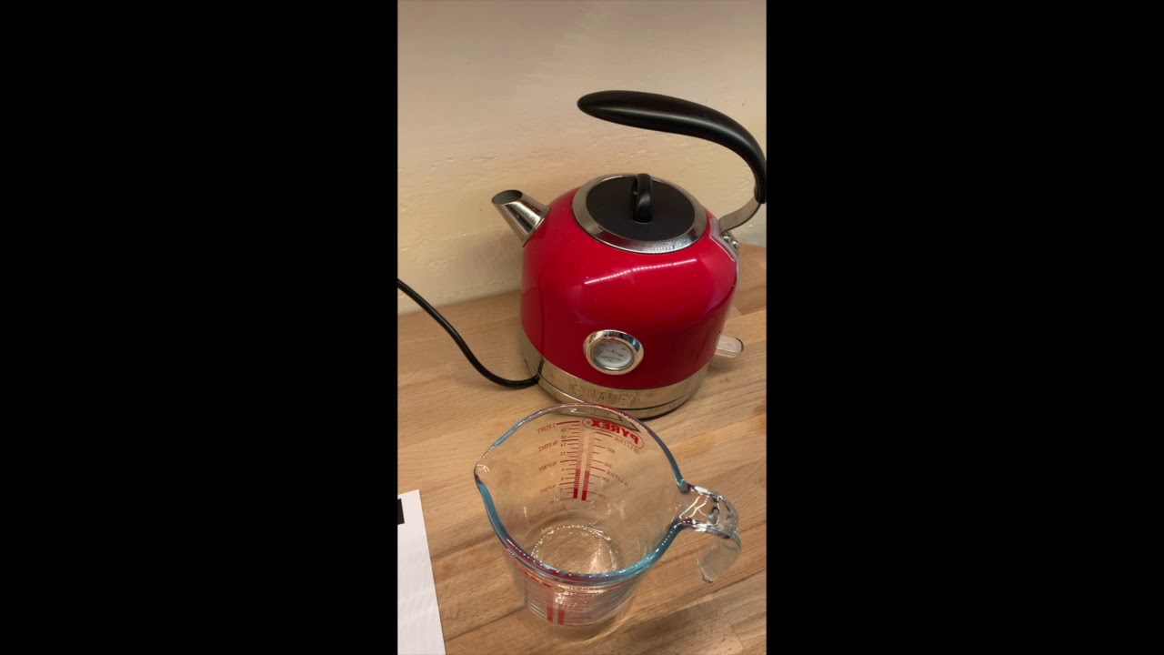Efficiency of a kettle