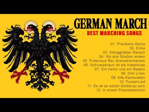 GERMAN MARCH SONGS COLLETION 🎹 Erika, Königgrätzer Marsch...