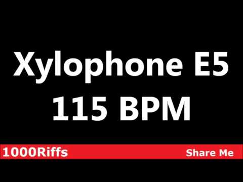 Xylophone E5 Metronome : 115 BPM ✓