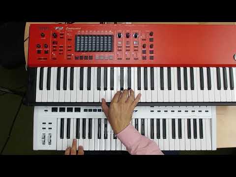 Beautiful combinations between Vox Continental and Arturia KEYLABMKII