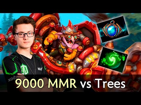 Miracle 9000 MMR mid Timbersaw vs trees