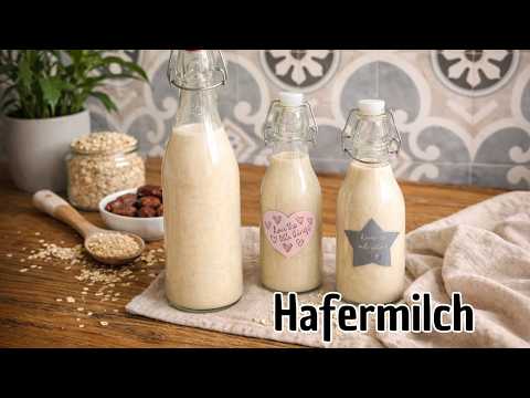 Oat milk in 5 minutes 😘 no additives, super creamy & affordable #291