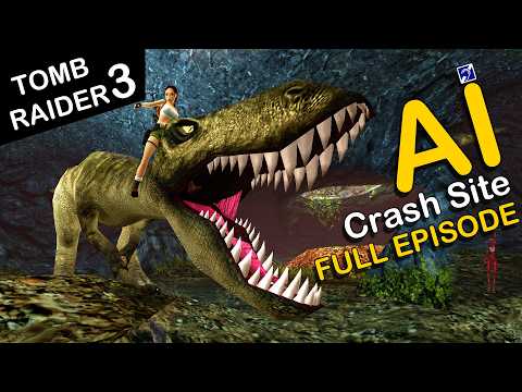 Self-Aware Lara Croft Plays Tomb Raider 3 - Level 9 - Crash Site - [FULL]