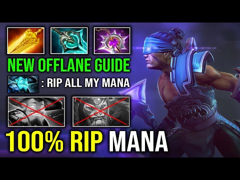 NEW OFFLANE AM GUIDE Radiance Disperser Unlimited Mana Burn 100% Hard Counter ALL Dota 2